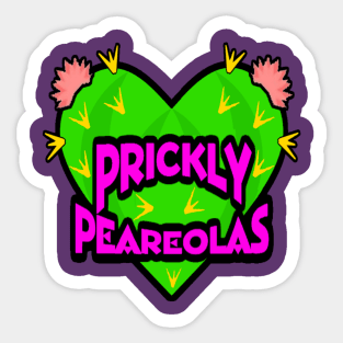 Cactusball: Prickly Peareolas Sticker